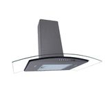Coifa Fogatti De Parede Clean Vidro Curvo Kromanox 75cm 110v