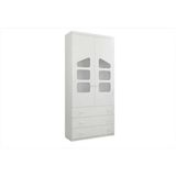 Guarda Roupa Infantil Eloísa 02 Portas E 03 Gavetas - Phoenix Baby Branco