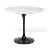 Mesa Saarinen Redonda Espírito Santo 107cm - Base Preta