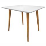 Mesa De Jantar Retangular 120cm 4 Lugares Veneza C14 Branco