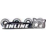 Roda Patins Inline Street Owl Sports 60mm 80a Cor Branco