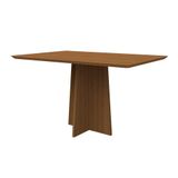 Mesa De Jantar Para 4 Lugares 1,35m Anitta Imbuia New Ceval