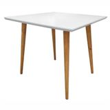 Mesa De Jantar Retangular 120cm 4 Lugares Veneza Plus C14 Branco - Mpozenato