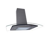 Coifa Fogatti De Parede Clean Vidro Curvo Kromanox 70cm 220v