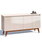 Balcão Buffet Aparador 4 Portas Classic I04 Off White