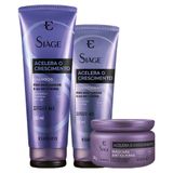 Kit Eudora Siàge Acelera O Crescimento Sh Condicionador Másc