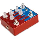 Pedal Pedaleira Guitarra Caline Distortion Delay