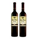 Kit 2 Vinhos Quinta Moraes Tinto Bordo Seco