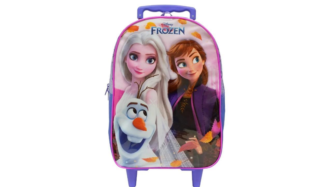 Mochila Escolar De Rodinha Frozen Elsa Original Disney