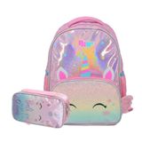 Mochila De Costas Pack Me Magic Dreams E Estojo Box Escolar