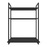 Escrivaninha Suspensa Estilo Industrial Tokyo - Fit Mobel Cor Preto