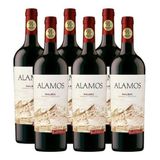 Vinho Alamos Malbec 750 Ml Kit Com 06 Unidades