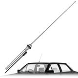 Antena Telescópica 4 Estágios Cromada 85cm Aberta Universal