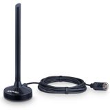 Antena Digital Hdtv Cabo Com 2,5 Metros Conector F Macho Vhf