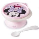 Tigela Com Ventosa E Colher Para Bebê Livre De Bpa Minnie