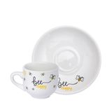 Jogo Conjunto 6 Xicaras Para Cafés E Chá Honey Abelhas 80ml