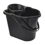 Balde Espremedor Para Limpeza Com Alça 14l Preto Arqplast