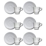 Conjunto De Xícaras Para Café Germer Cottage Em Porcelana 80 Ml 6 Peças