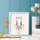 Quadro Decorativo Infantil Babe Deer