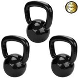 Kit Kettlebell Emborrachado Funcional De 4, 6, 8 Kg