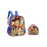 Kit Escolar Toy Story Mochila Costas + Lancheira