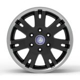 Roda Europa Sprinter 16x7 6x130mm Et 66 Preto Brilhante D