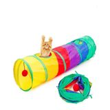 Brinquedo Para Pets Túnel Labirinto Para Gatos Colorido Top
