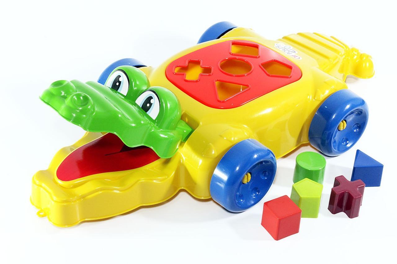 Brinquedo Educativo Para Bebês - Crocodilo Interativo