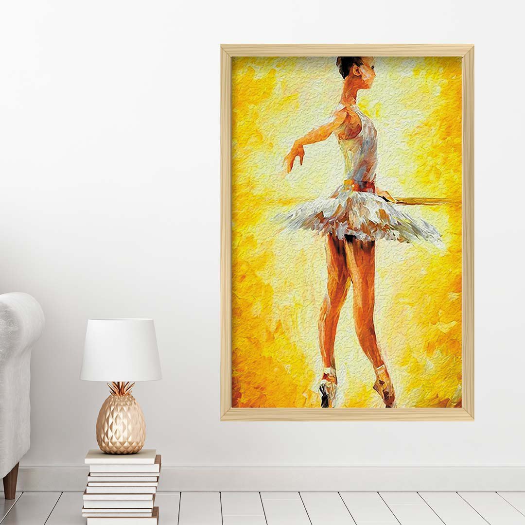 Quadro com Moldura Ballet