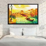 Quadro com Moldura Ponte Di Rialto