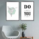 Quadro com Moldura Chanfrada Do What You Love