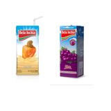 Kit 40 Caixinhas Suco Pronto Uva E Caju Bela Ischia 200ml