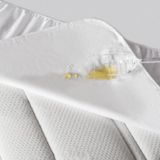 Protetor De Colchão Impermeável Classic Slip Malha Queen Fibrasca Branco