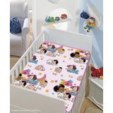 Cobertor Infantil Raschel Turma Mônica Rosa Soninho Jolitex