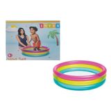 Piscina Inflável Infantil Colorida 63 Litros Intex 86x25cm