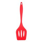 Espátula Silicone Vazada Chapeiro Fritura Utensílio Cozinha