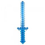 Brinquedo Espada Pixel Minecraft 58cm Som E Luz - Azul Nº21