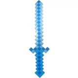 Brinquedo Espada Pixel Minecraft 58cm Som E Luz - Azul Nº31
