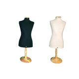 1 Mini Busto Expositor De Roupa Pet G Cru Com Pedestal