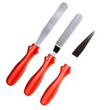 Kit Com 3 Espatulas Para Bolo E Confeitaria - Lojas Carisma