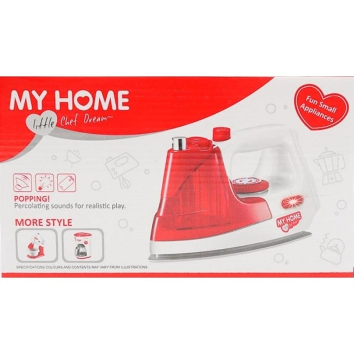 Ferro De Passar Roupa Infantil Luz E Som My Home Toy