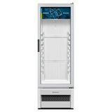 Expositor Vertical Porta De Vidro 276l Metalfrio Branco 220v