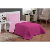 Conjunto Cobre Leito Solteiro Menina 3 Peças Pink/rosa