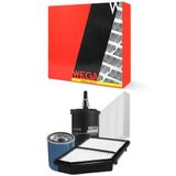 Kit Troca De Filtros Civic 2.0 16v Flex 2016 A 2022 Wega