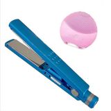 Kit 1 Prancha Nanotitanium + 1 Esponja Facial Rosa Bebê N29