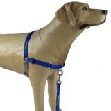 Peitoral Modelo Easy Walk Anti Puxão - K9 Spirit - Azul - Tam Px