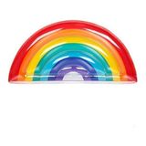 Colchão Inflável Boia Gigante Arco Iris Piscina Verão 183cm