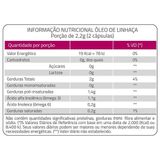Óleo De Linhaça 1000mg Catarinense 120 Cápsulas