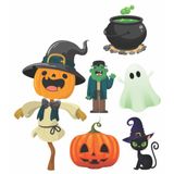 Kit Display Mdf Halloween Com 6 Peças + Painel