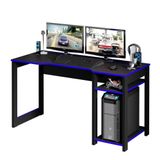 Mesa Para Computador Notebook Gamer Me4152 Preto/azul